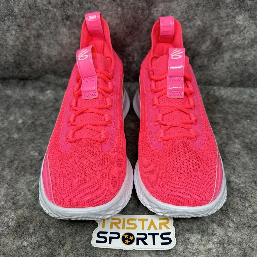 Under Armour Curry 8 NM Basketball Shoes Mens Sz 12.5 Pink White Steph Curry